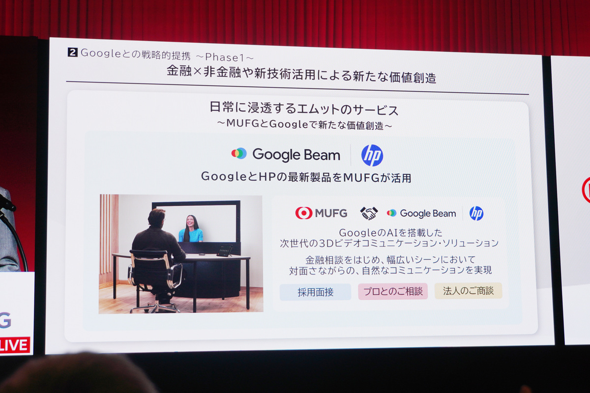 次世代3Dビデオ会議システム「HP Dimension with Google Beam」による対面コミュニケーション