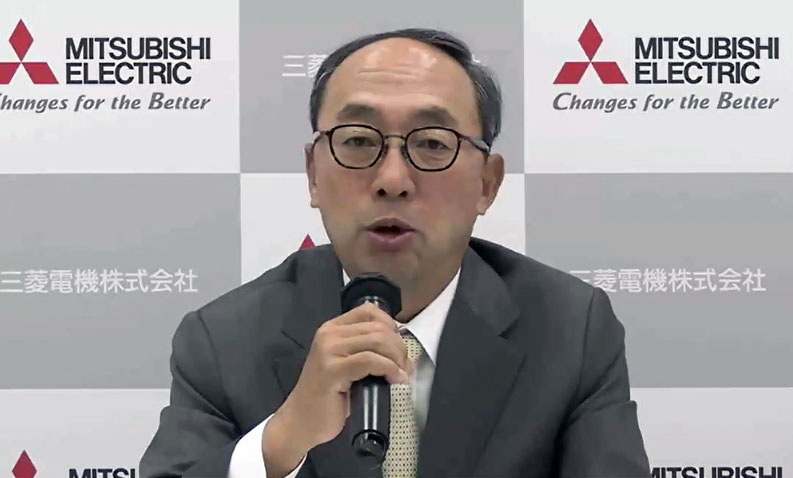 三菱電機 執行役社長 CEOの漆間啓氏
