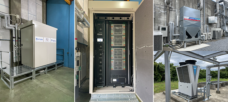 Data Center Trial Field内の共同検証環境の様子