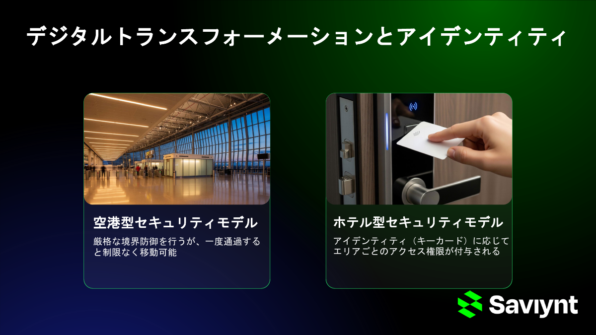 「空港型セキュリティモデル」から「ホテル型セキュリティモデル」へ