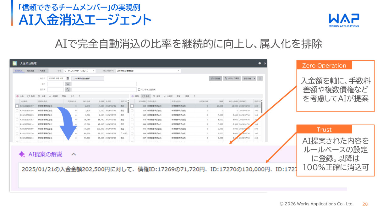 AI入金消込エージェント
