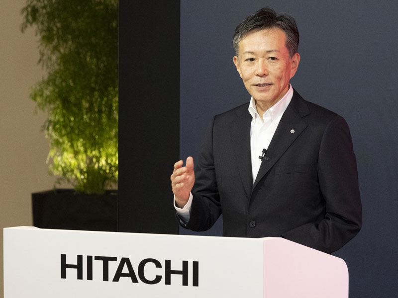 日立 代表執行役 執行役社長兼CEOの德永俊昭氏