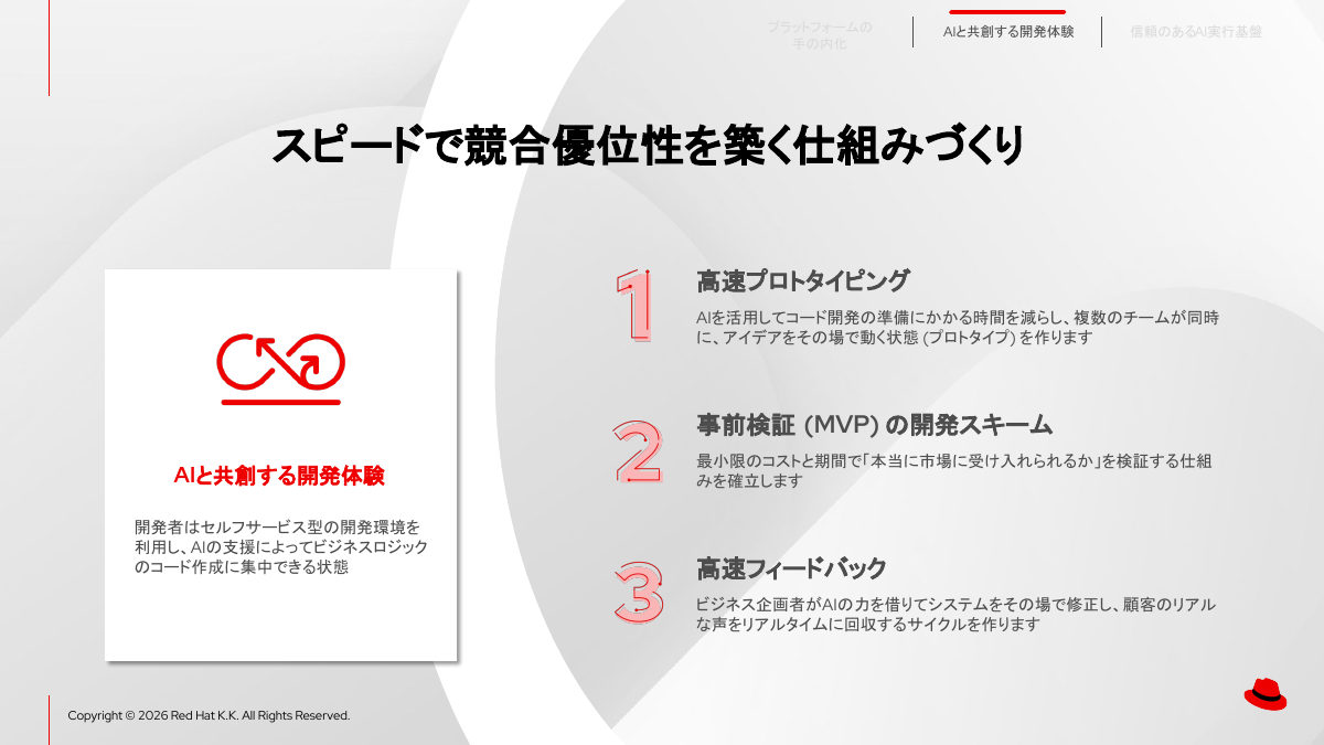 「AIと共創する開発体験」