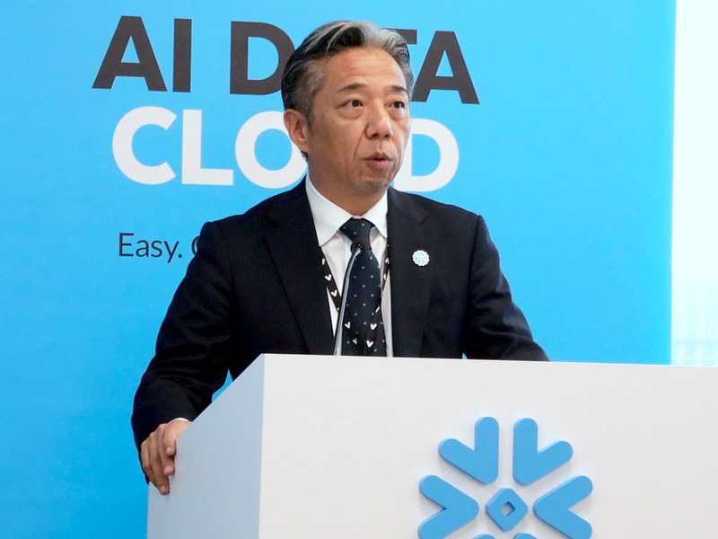 Snowflake 社長執行役員の浮田竜路氏