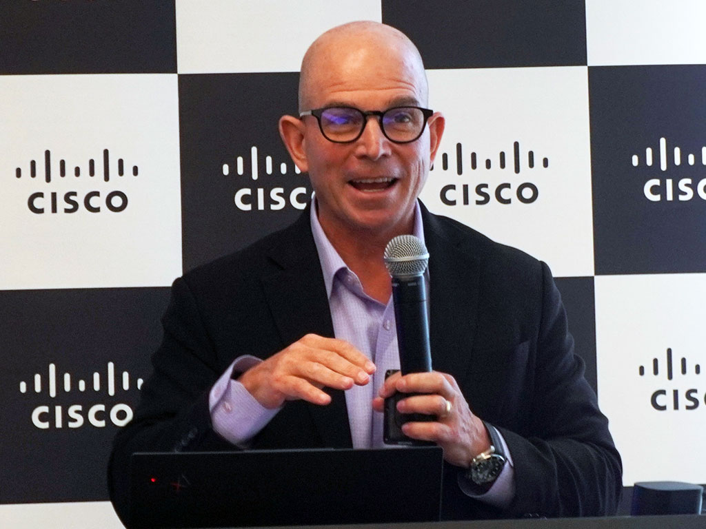 米Cisco Systemsのデイヴ・ウェスト（Dave West）氏（シニアバイスプレジデント グローバルスペシャリスト）