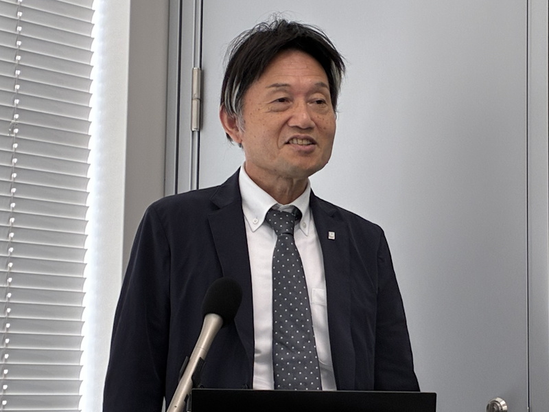 宮﨑達三氏（ミライト・ワン専務執行役員 みらいビジネス推進本部長）