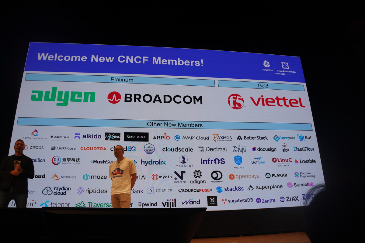 CNCFの新しいメンバー企業