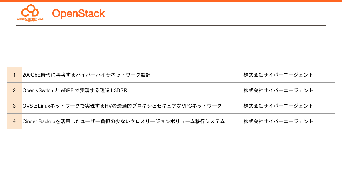 「OpenStack」のセッションと注目の1本