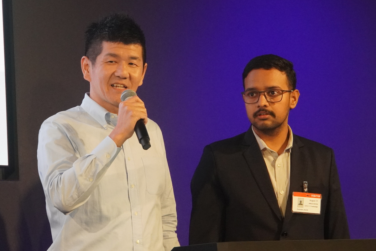 株式会社竹中工務店の田中健一郎氏とSourish Chatterjee氏