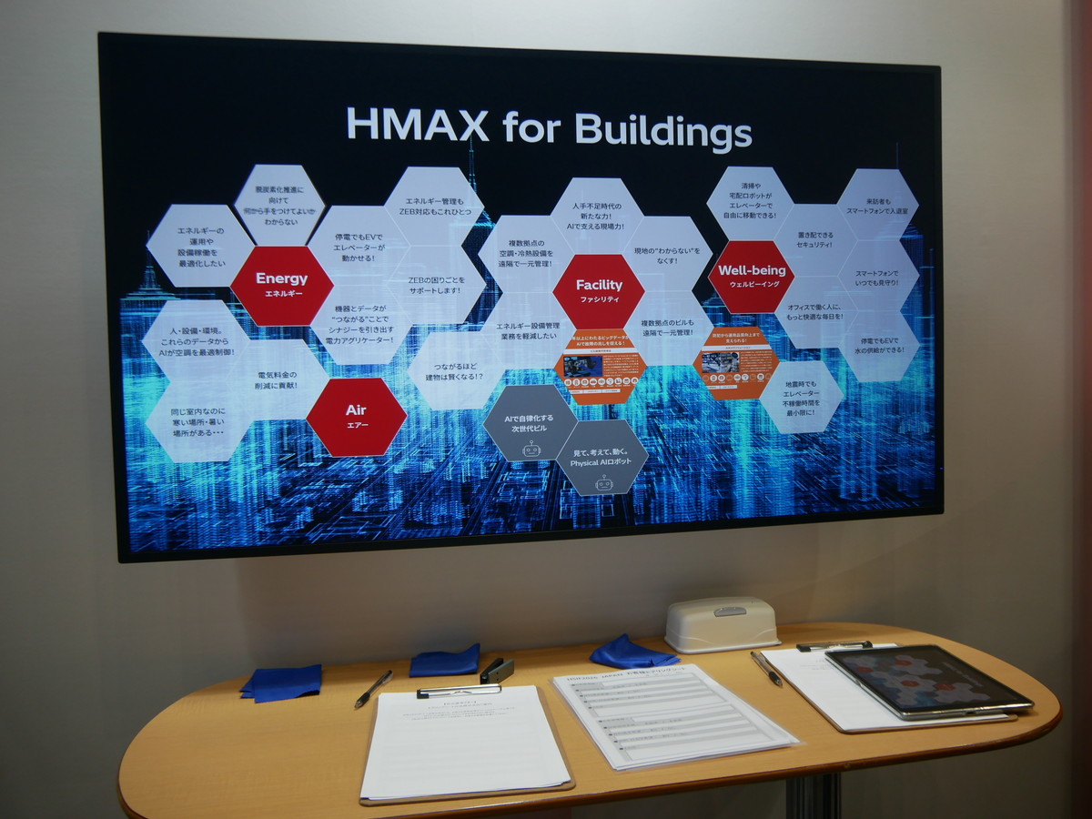 HMAX for Buildingによって「データ×AI」を実現。ビルの価値と人々のウェルビーイング向上を提案した