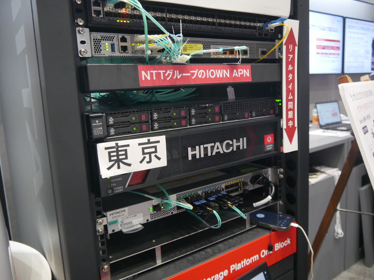 NTTグループのIOWN APNを活用し、距離の壁を越えるBorderless Data Shareを実演