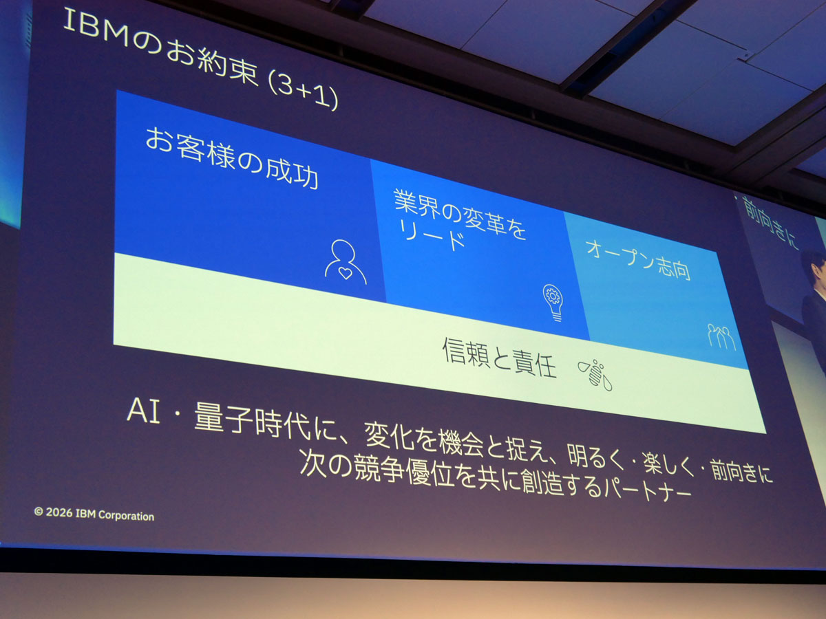 IBMのお約束（3＋1）