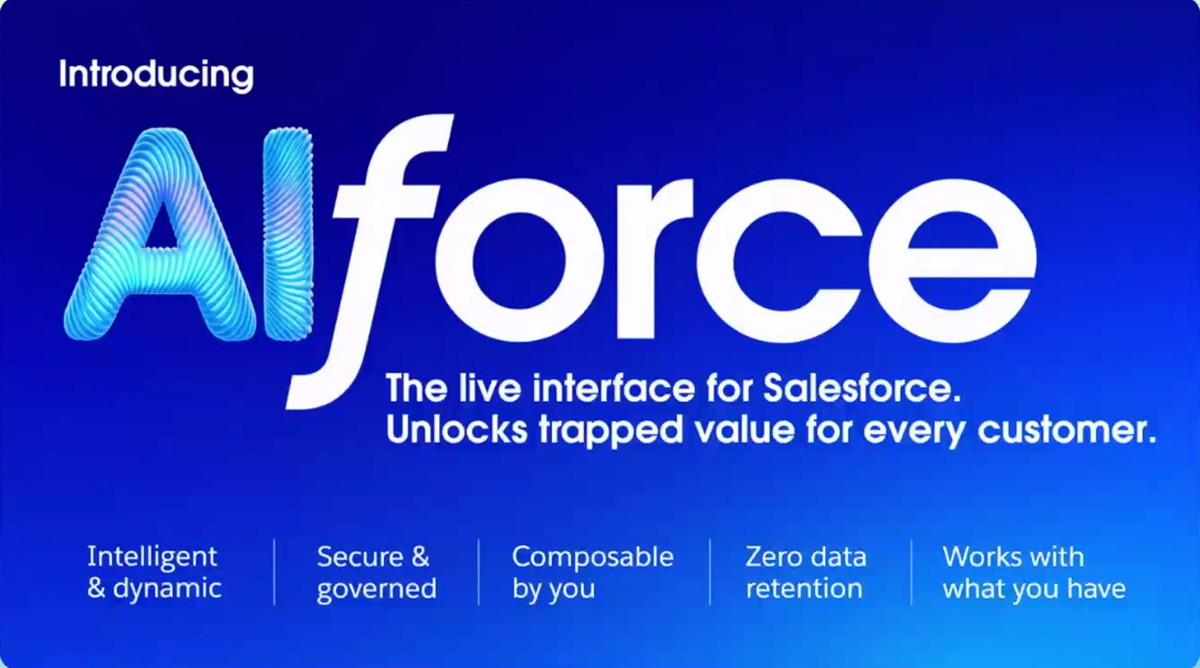 Salesforceが発表した「AIforce」