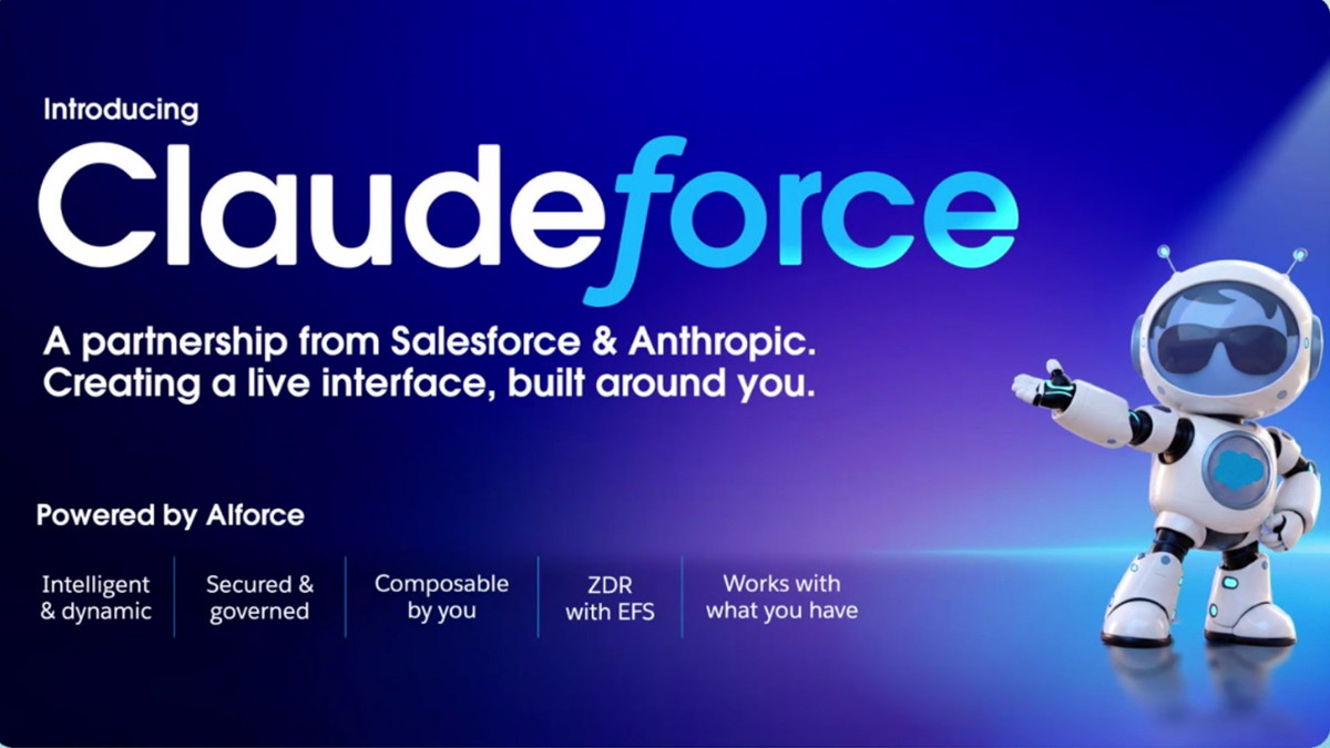 すでに発表済みのClaudeforceが、AIforceの一部として提供される