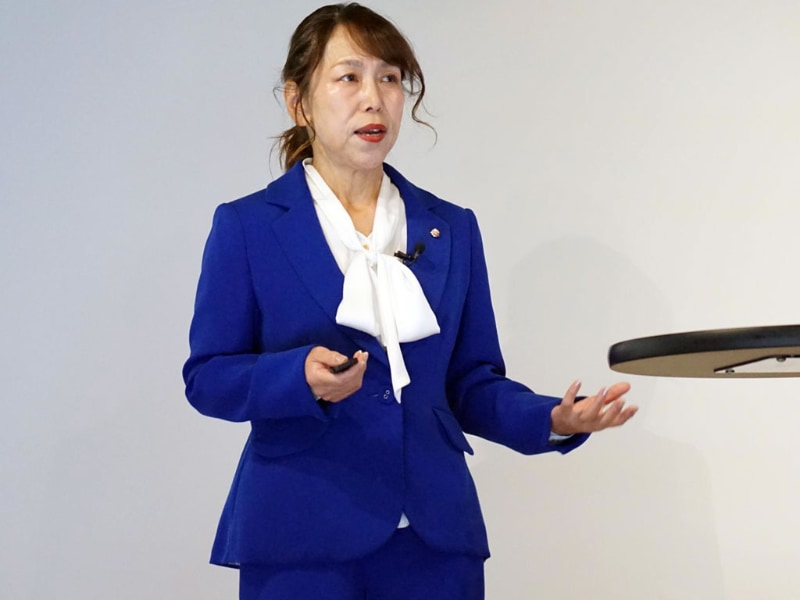 富士通 執行役員副社長 COO（サービスデリバリー担当）の島津めぐみ氏
