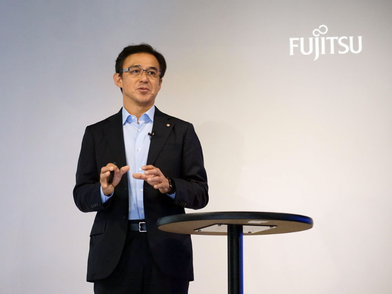 富士通 執行役員副社長 COO（ソリューションサービス担当）の高橋美波氏