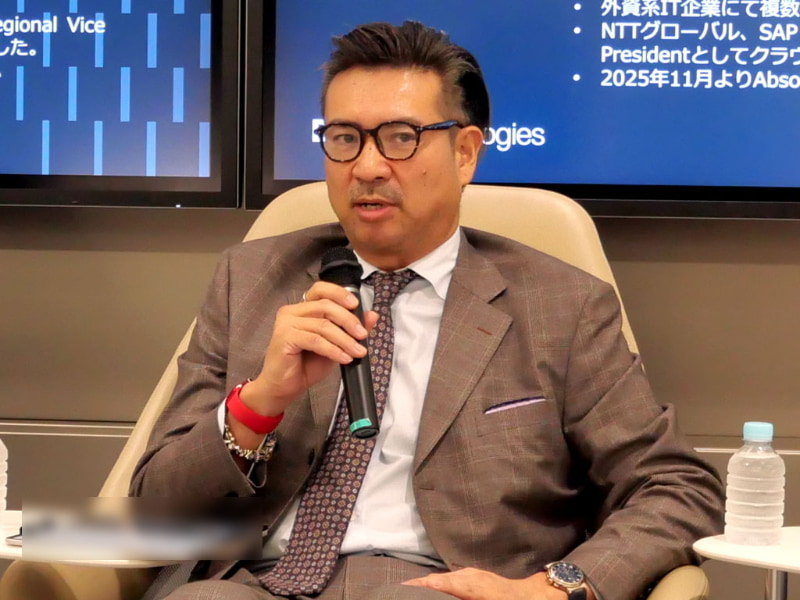 Absolute Software 代表取締役社長の新垣康紀氏