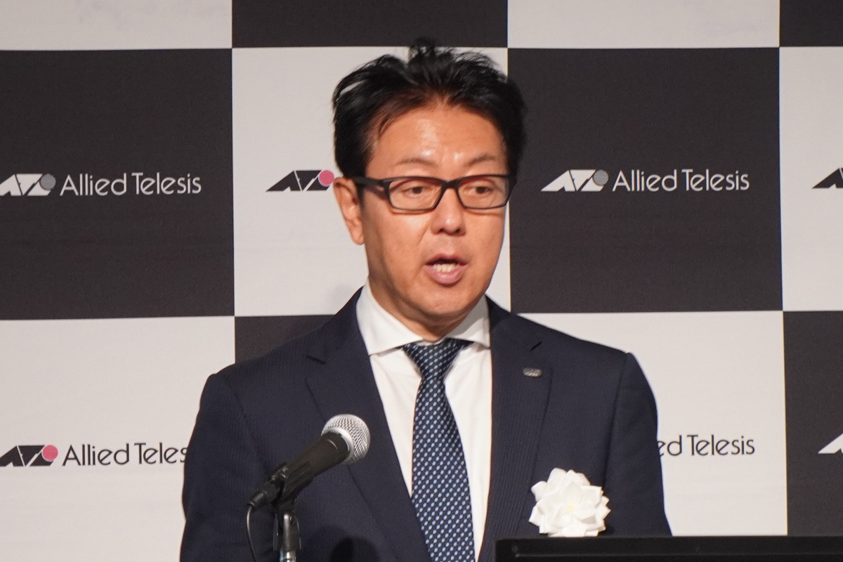アライドテレシス株式会社 代表取締役副社長 佐藤朝紀氏