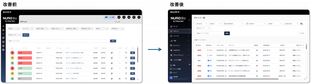 管理者向け画面