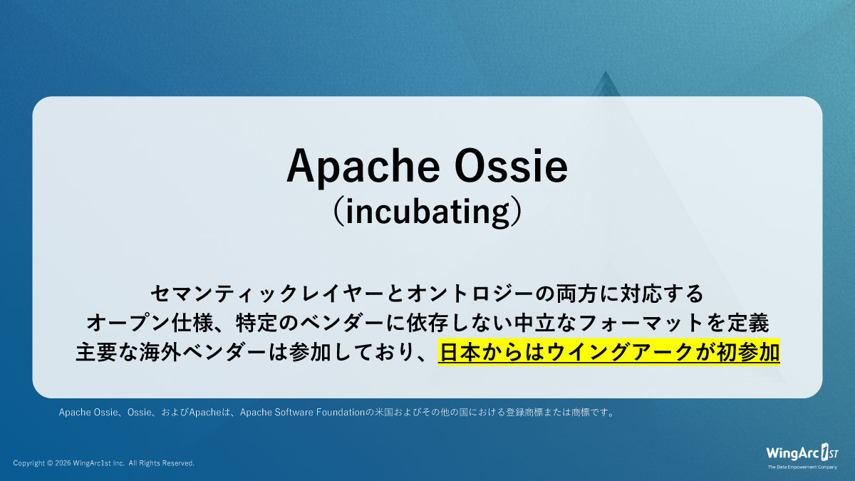 Apache Ossieに日本から初参加