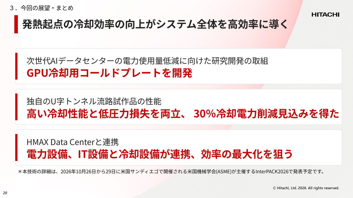 発熱起点の冷却効率の向上がシステム全体を高効率に導く