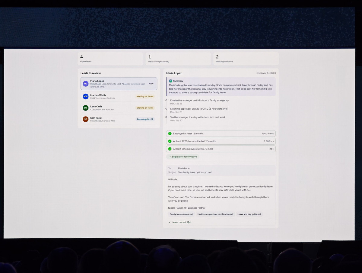 Spectrumの人事システム。人事業務のAIアシスト化を実現