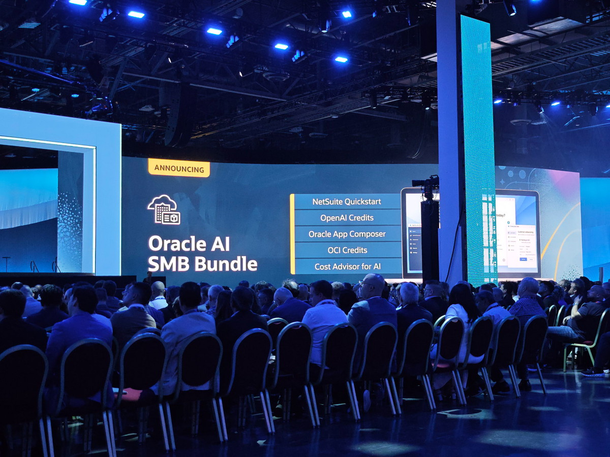 SMB向けのOracle AI SMB bundleも提供され、OpenAIのクレジットなどがセットにして提供される