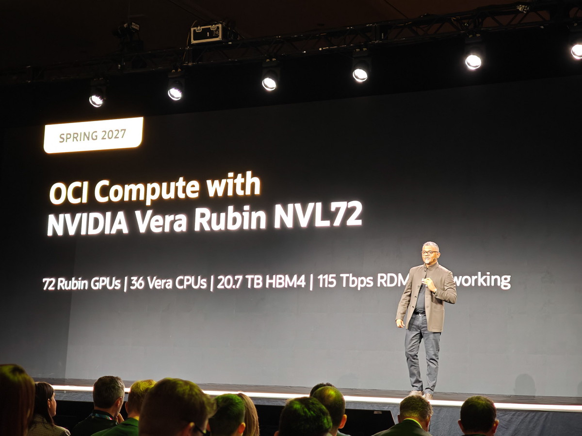 Vera Rubin NVL72は来春からOCIで導入開始