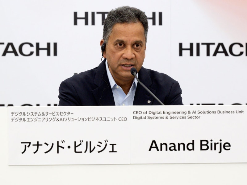 日立 デジタルシステム＆サービスセクター デジタルエンジニアリング＆AIソリューションビジネスユニット CEOのアナンド・ビルジェ氏