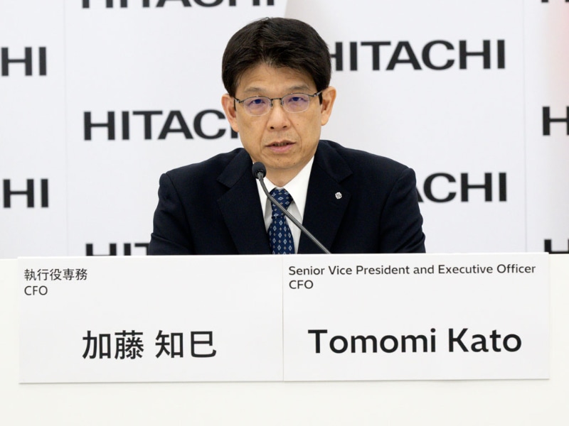 日立 執行役専務 CFOの加藤知巳氏
