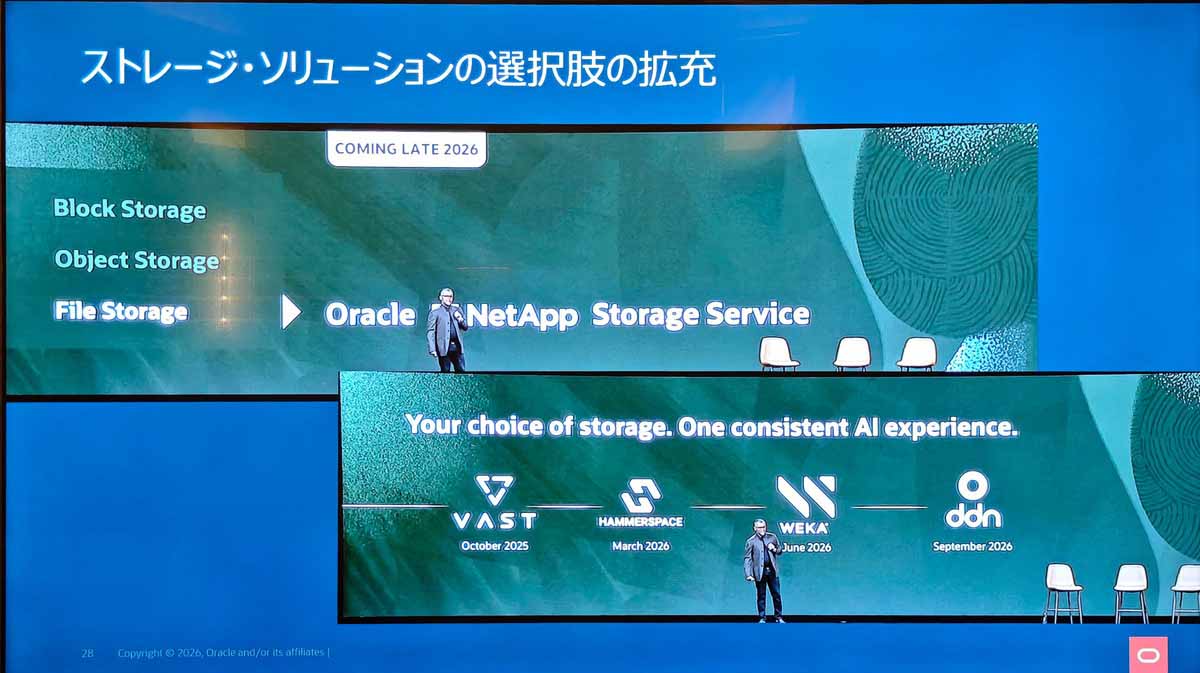ストレージソリューションの拡張