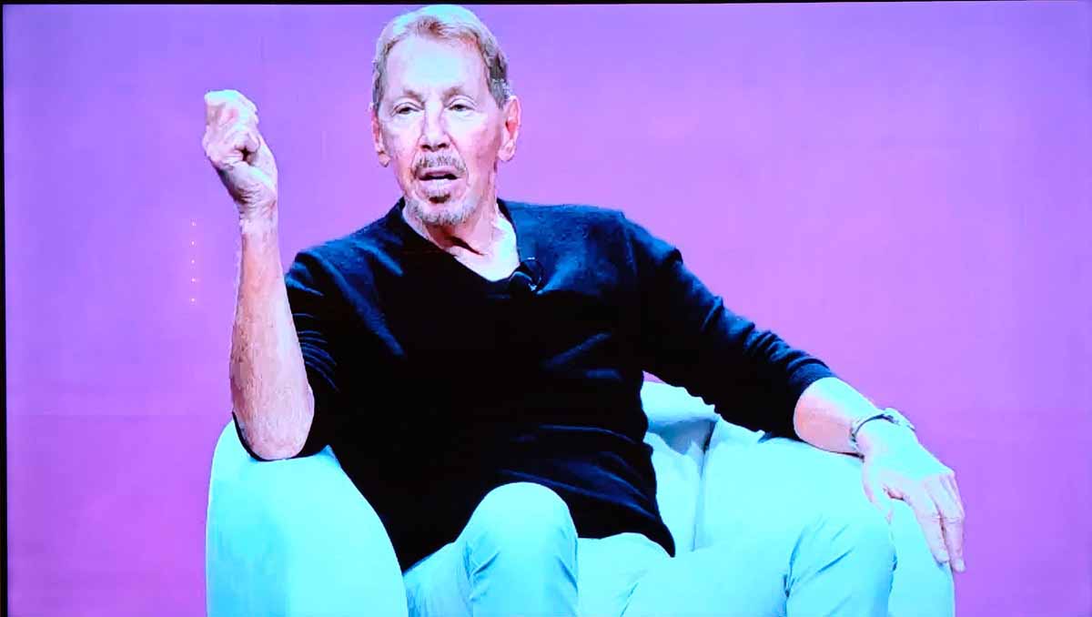 Oracleの創業者で、CTO兼取締役副会長であるラリー・エリソン氏