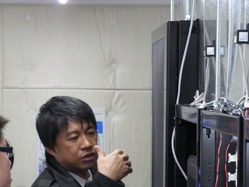NTTデータ先端技術株式会社の方が説明してくれた