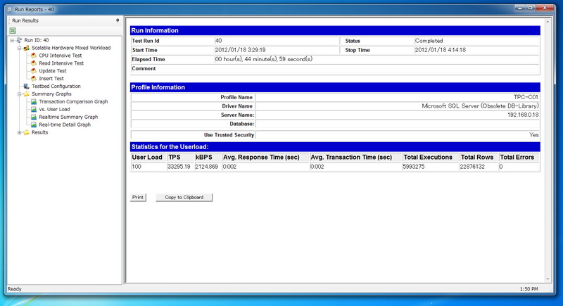 Opteron 6164HEのScalable Hardwareベンチマーク結果