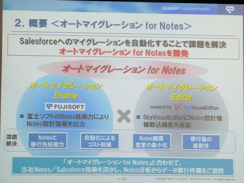 オートマイグレーション for Notesの概要