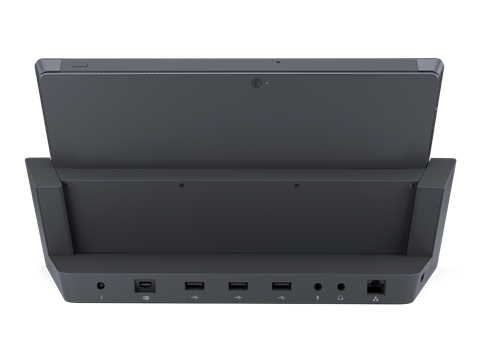 ドッキングステーションを装着したSurface Pro