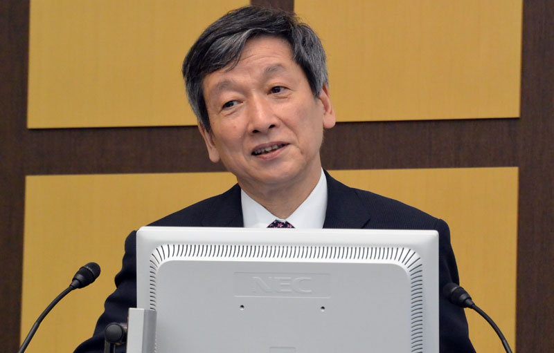 大塚商会　代表取締役社長の大塚裕司氏