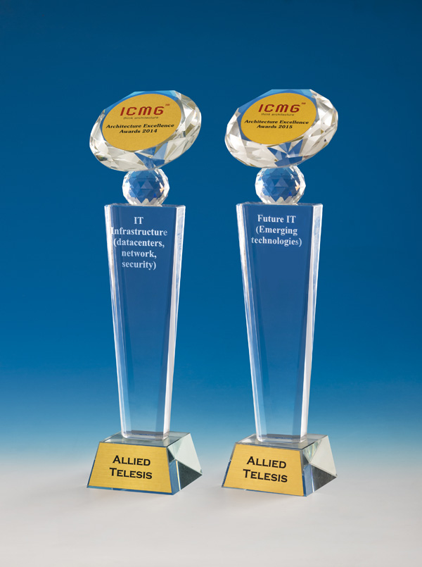 iCMG Architecture Awardのトロフィー