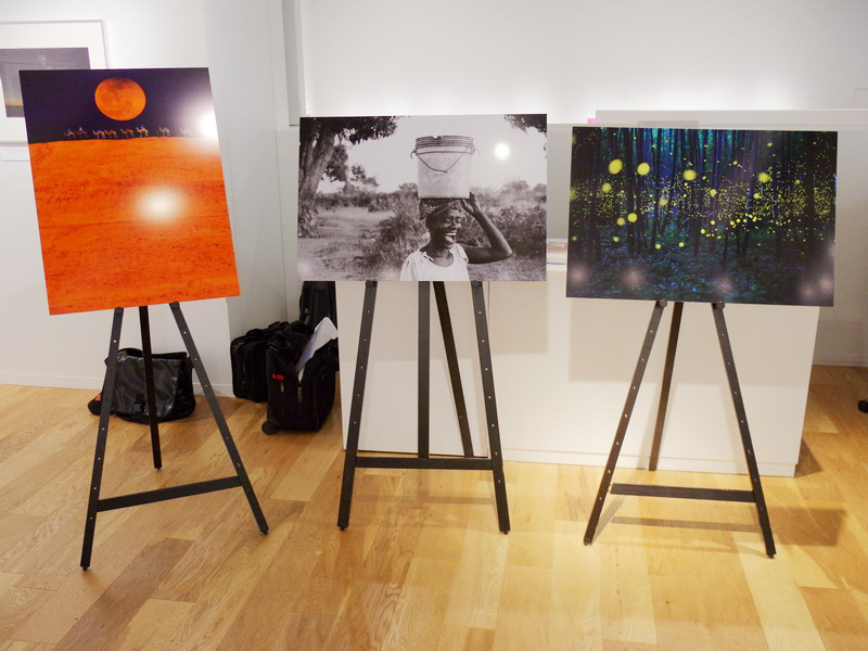 当日出席した受賞者の作品