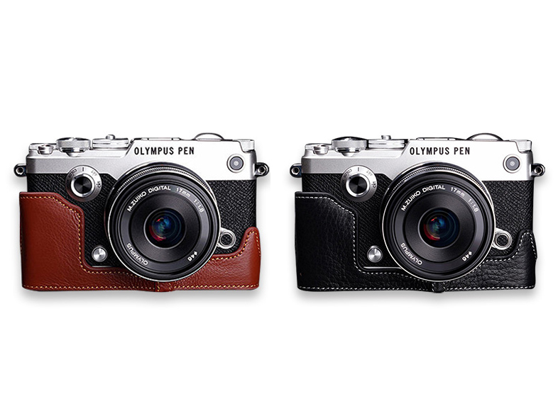 OLYMPUS PEN-F用ボディハーフケース