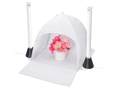 ドーム型ソフトボックス+スリム照明の小物撮影セット - デジカメ Watch