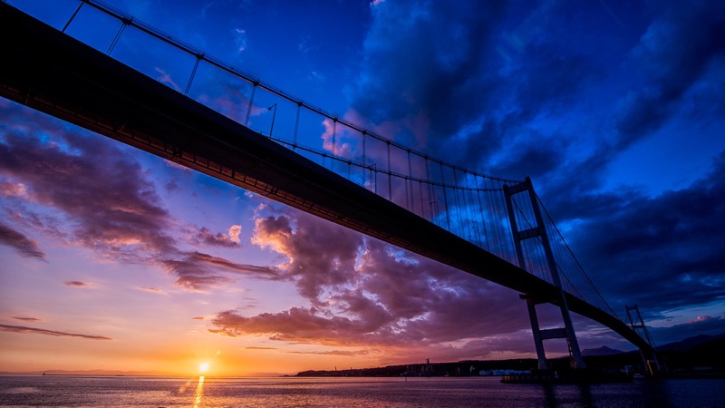 白鳥大橋の景観