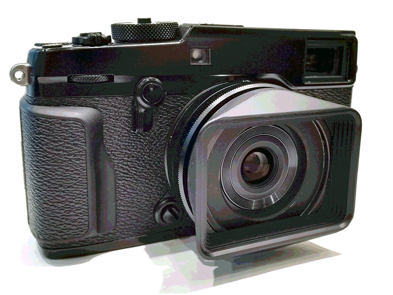 UNX-8133 スクエアフード39mm（P0.5）装着例