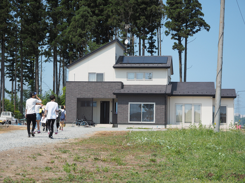 震災後に再建した上野敬幸さんの自宅