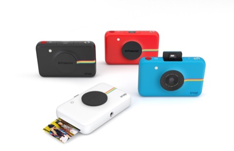 プリンター内蔵デジカメ「Polaroid SNAP」に、新色ピンクとパープルが