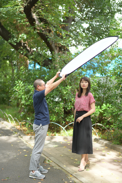 上の写真を撮った時の状況。