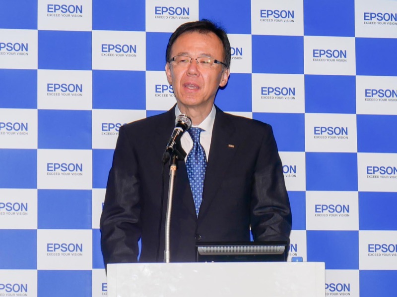エプソン販売株式会社の佐伯直幸社長