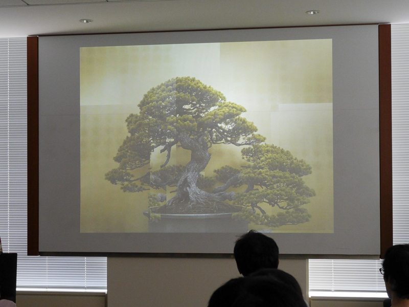 大和田良さんの作品。さいたま市大宮盆栽美術館の名作を撮影した