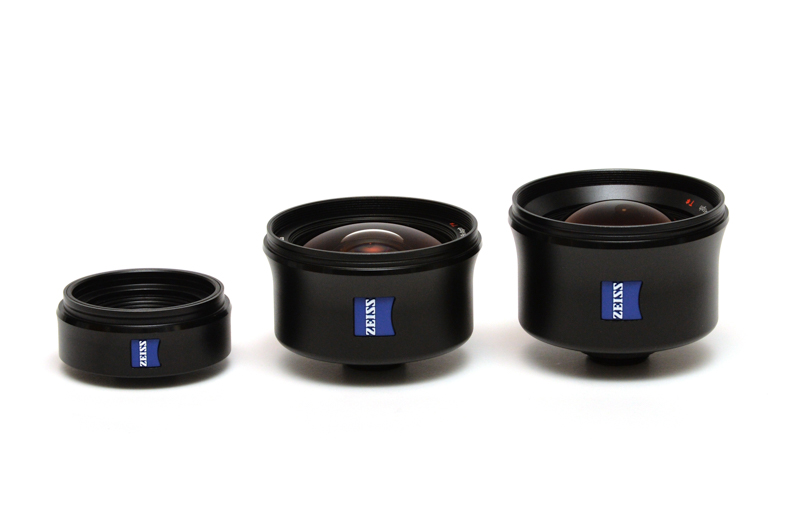 左からVario-Proxar 40-80、Wide 0.6x、Mutar 2.0x