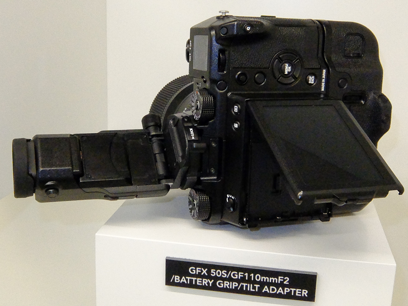 チルトアダプターを装着したところ